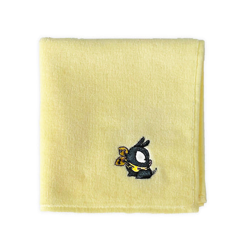 Ranma 1/2 P-chan Embroidered Hand Towel Light Yellow