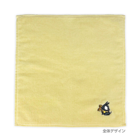 Ranma 1/2 P-chan Embroidered Hand Towel Light Yellow
