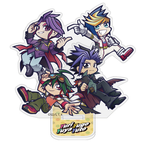 Yu-Gi-Oh! ARC-V: Yūya Sakaki & Yuto & Yūgo & Yūri Chibi Acrylic Stand Jump! Ver.