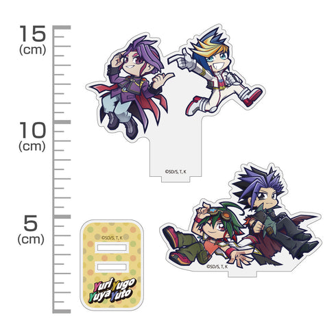 Yu-Gi-Oh! ARC-V: Yūya Sakaki & Yuto & Yūgo & Yūri Chibi Acrylic Stand Jump! Ver.
