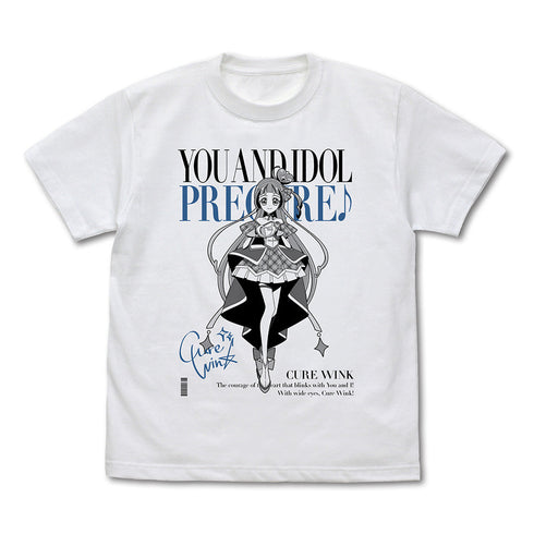 『キミとアイドルプリキュア♪』キュアウインク Tシャツ ホワイト XL