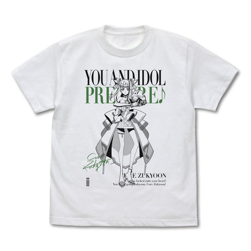 『With You, Idol Pretty Cure♪』 Cure Z-Qun T-Shirt Black S