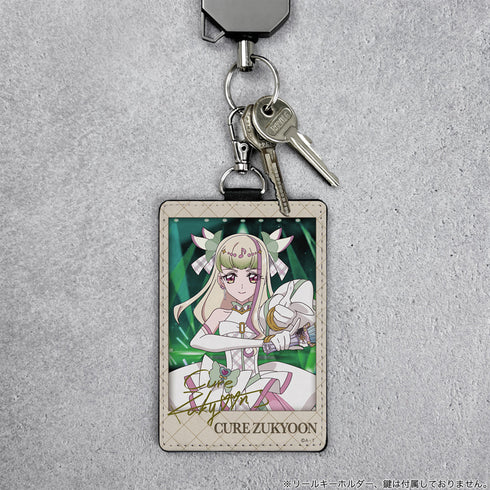 『With You and the Idol Pretty Cure♪』 Cure Z-Qun Pass Case (with Snap Hook)