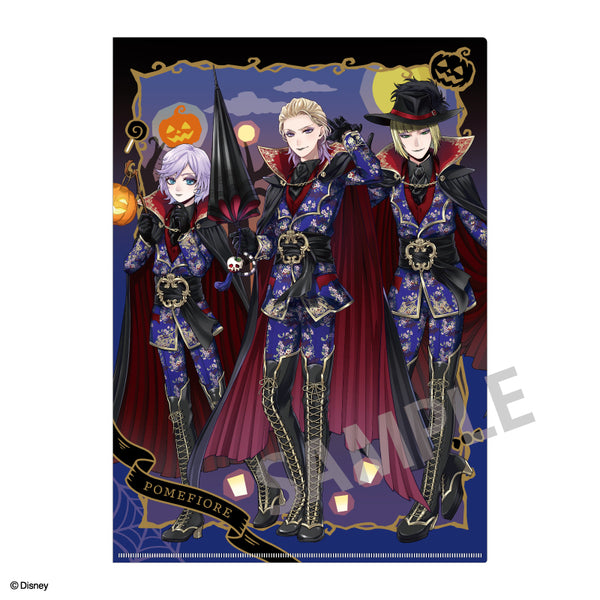 Twisted Wonderland A4 Single Clear File Pomfiorre Scary Dress Ver.