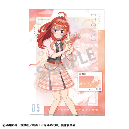 『映画 五等分の花嫁』A4シングルクリアファイル 中野五月 バブルガン