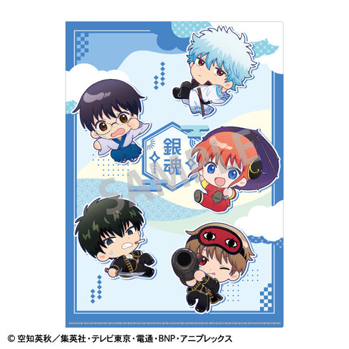 Gintama A4 Single Clear File_Blue/Okkochi