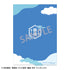 Gintama A4 Single Clear File_Blue/Okkochi