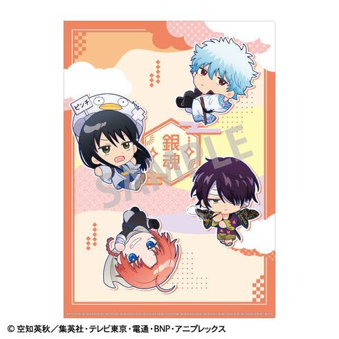 Gintama A4 Single Clear File_Orange/Okkochi