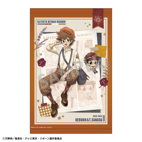 『家庭教師ヒットマンREBORN!』B2タペストリー_リボーン&沢田 綱吉/英国ファッション