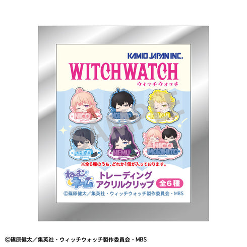 『ウィッチウォッチ』トレーディングアクリルクリップ_ねむネーム【BOX】