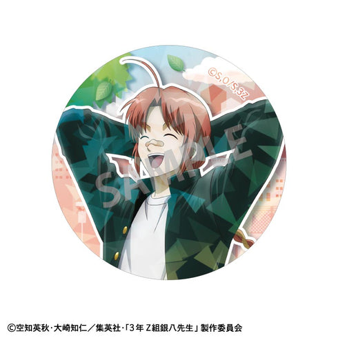 『3年Z組銀八先生』トレーディングホログラム缶バッジ/登校風景【BOX】