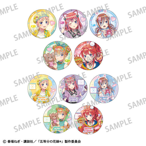 『五等分の花嫁*』トレーディングメタリック缶バッジ_配信者なりきり【BOX】
