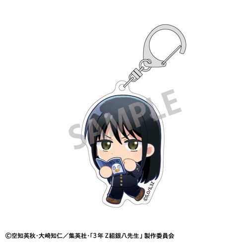 『3年Z組銀八先生』アクリルキーホルダー_桂小太郎/登校風景描き起こし