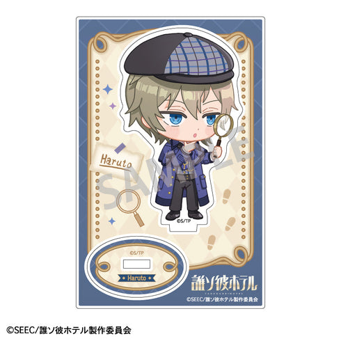『Who's That Hotel?』 Mini Acrylic Stand_Haruto Akatori/Detective Original Illustration