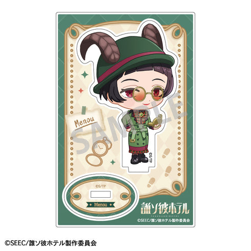 『Who's That Hotel?』 Mini Acrylic Stand_Agate/Detective Redrawing