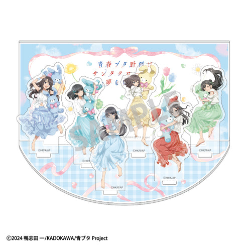 『青春ブタ野郎はサンタクロースの夢を見ない』ジオラマアクリルスタンド_うさぬいだっこ