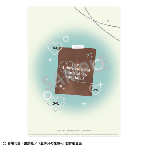 『五等分の花嫁*』A4シングルクリアファイル 集合/チョコミントGAL