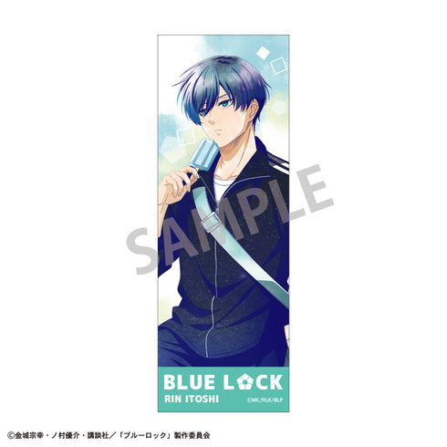 『Blue Lock』Long Square Pin Badge: Rin Itoshi / Nostalgia / Kamiani TOUCH