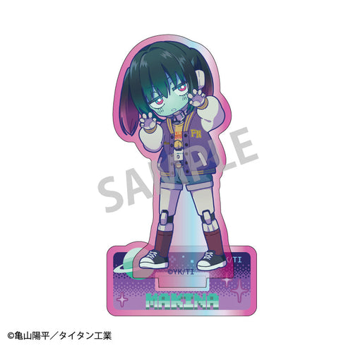 Galaxy Express Milky☆Subway Aurora Mini Acrylic Stand Makina