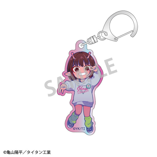 Galaxy Express Milky☆Subway Aurora Acrylic Keyholder Chiharu