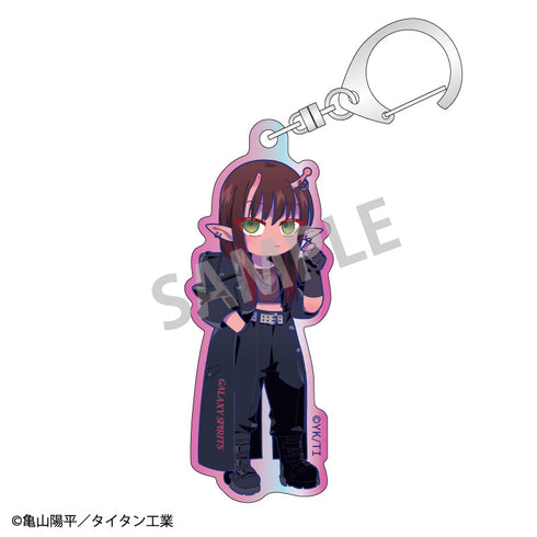 Galaxy Express Milky☆Subway Aurora Acrylic Keyholder Akane
