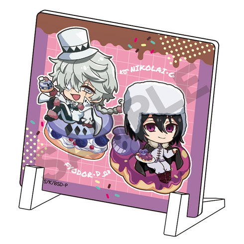 『文豪ストレイドッグス』ミニアクリルパネル フョードル・D_ニコライ・G きゃらペコドーナツ