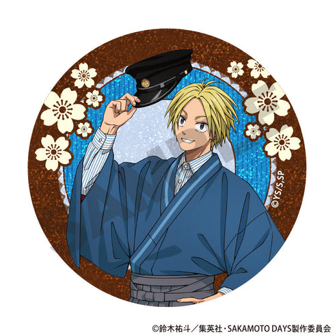 『SAKAMOTO DAYS』トレーディンググリッター缶バッジ モダン和装【BOX】