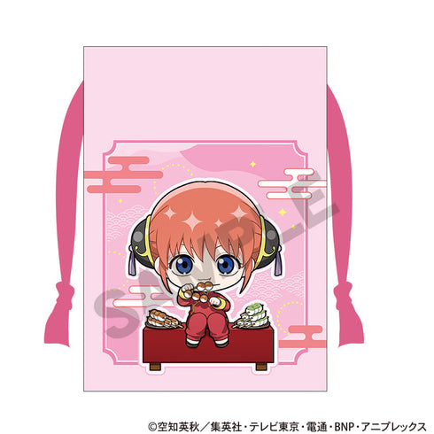 『銀魂』巾着 神楽 ひとやすみ ミニキャラ