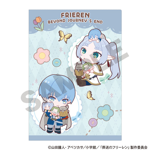 『葬送のフリーレン』シングルクリアファイル ブルー ぬいぐるみ抱っこ