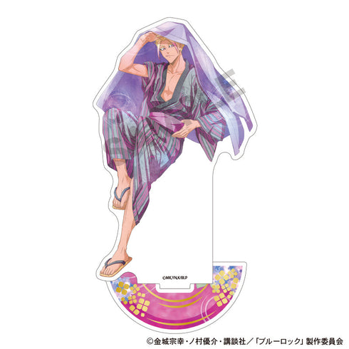『ブルーロック』箔押しアクリルスタンド 士道龍聖 五月雨 ニュアンスカラー