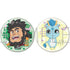 『Demon God Creation Legend Wataru』Can Badge Set / Mitomurain & Ryunryun