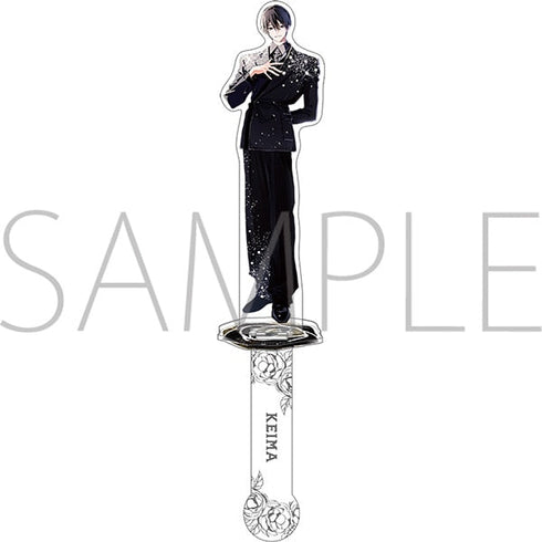 "Taiyo-kun, you're something else." Acrylic Stand with Stick / Keima Taiyo
