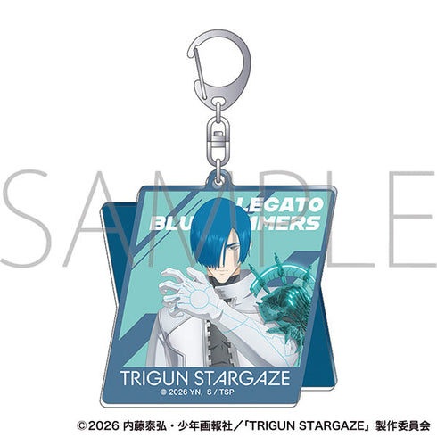 『TRIGUN STARGAZE』アクリルキーホルダー/レガート・ブルーサマーズ