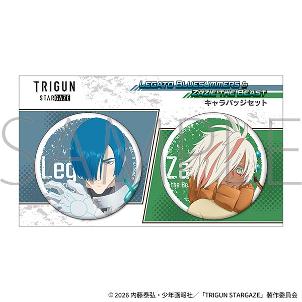 『TRIGUN STARGAZE』キャラバッジセット/レガート・ブルーサマーズ&ザジ・ザ・ビースト