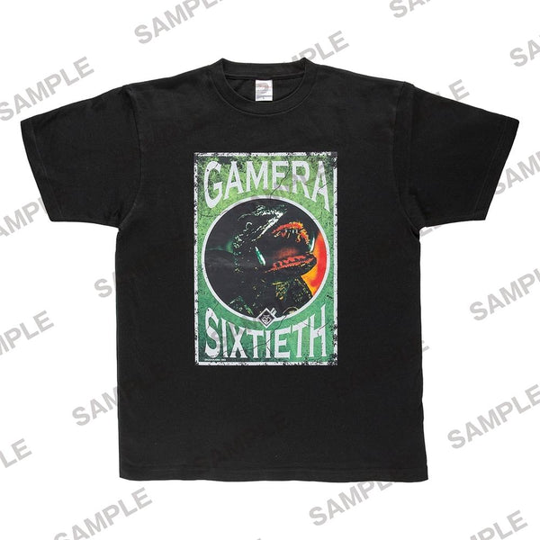 『ガメラシリーズ』ガメラ60th記念Tシャツ BLACK M