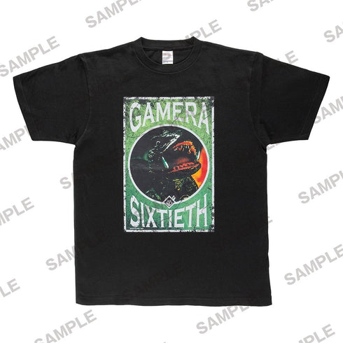 『ガメラシリーズ』ガメラ60th記念Tシャツ BLACK L
