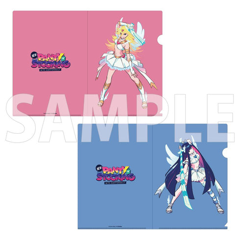 『New PANTY & STOCKING with GARTERBELT』Clear File Set Real Life Size Ver. Panty & Stocking