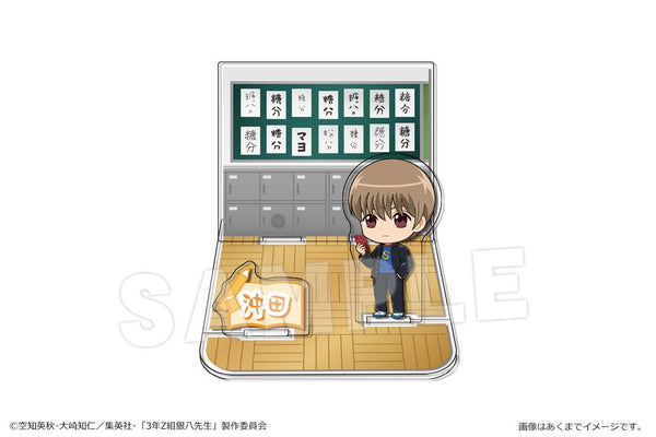 『3年Z組銀八先生』アクリルジオラマスタンド 04 沖田総悟