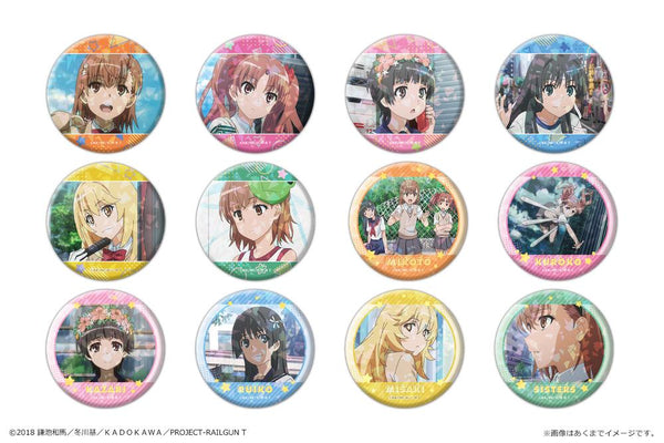 『とある科学の超電磁砲T』トレーディングホログラム缶バッジ【BOX】