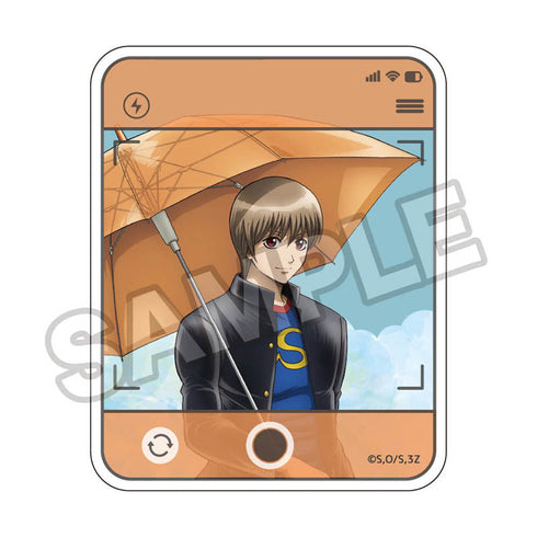 3rd Year Class Z: Mr. Ginpachi Rainy Season Die-Cut Sticker Sogo Okita