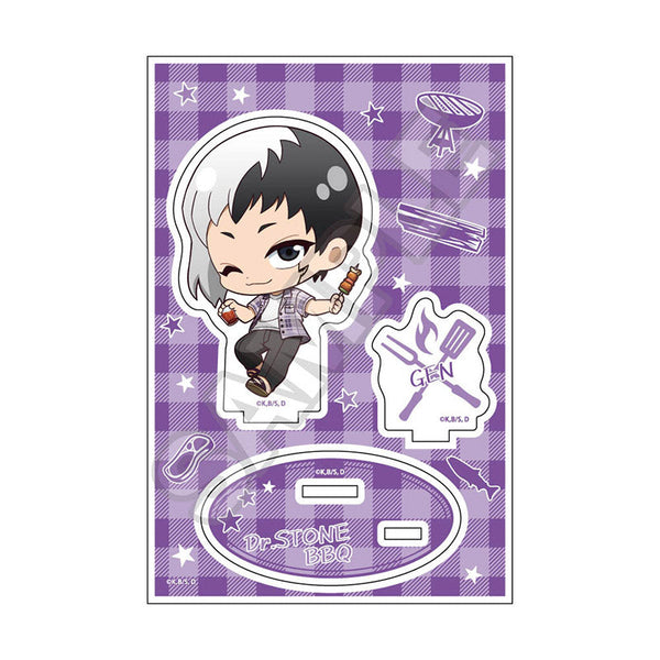 『Dr.STONE』Chibits! Barbecue Acrylic Stand Jr. Asagiri Gen