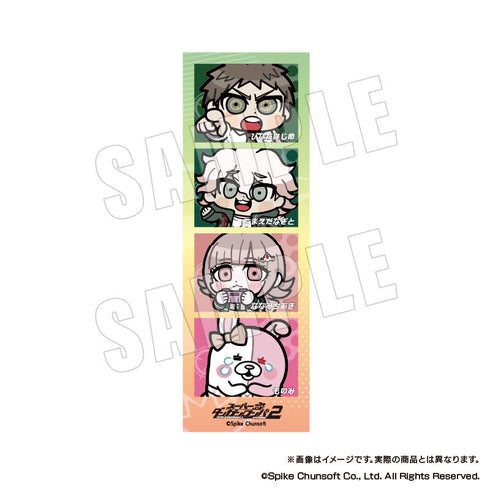 『ダンガンロンパシリーズ×ぶくぶ』4カットステッカー 02 スーパーダンガンロンパ2