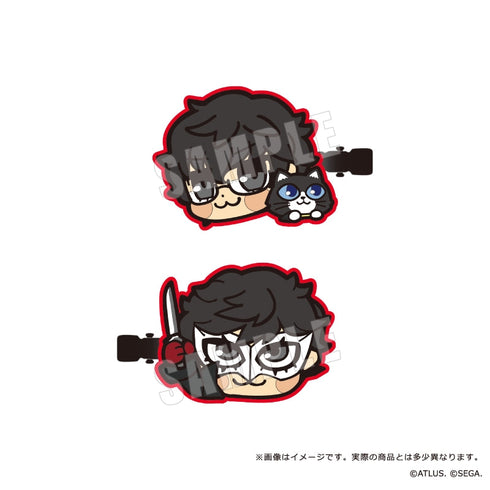 『ペルソナ5 ザ・ロイヤル』主人公×ぶくぶ 前髪クリップセット 01 主人公
