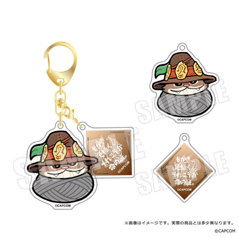 『モンスターハンターワイルズ×ぶくぶ』セリフアクリルキーホルダー 06 ルロウ