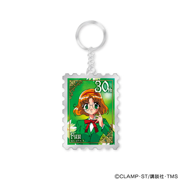 Magic Knight Rayearth Stamp-Style Metal Keyring