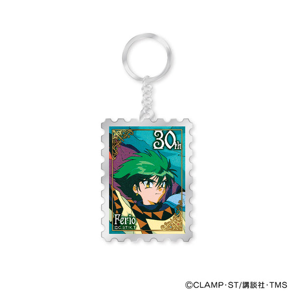 Magic Knight Rayearth Stamp-Style Metal Keyring: Feliore
