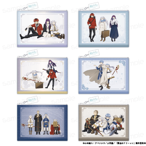 『葬送のフリーレン』合皮フラットポーチ【新パーティー(冬服)】【202506再販】