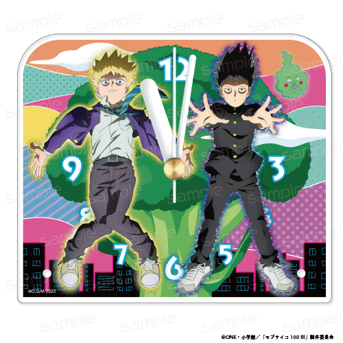 『モブサイコ100 III』アクリル置時計