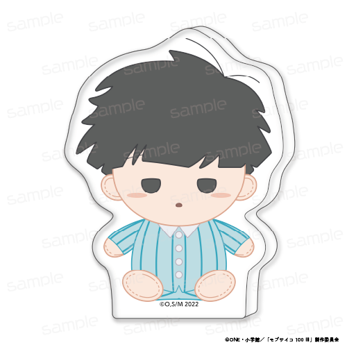 『モブサイコ100 III』おすわりもふりん アクリルminiブロック 【影山 茂夫 パジャマ】