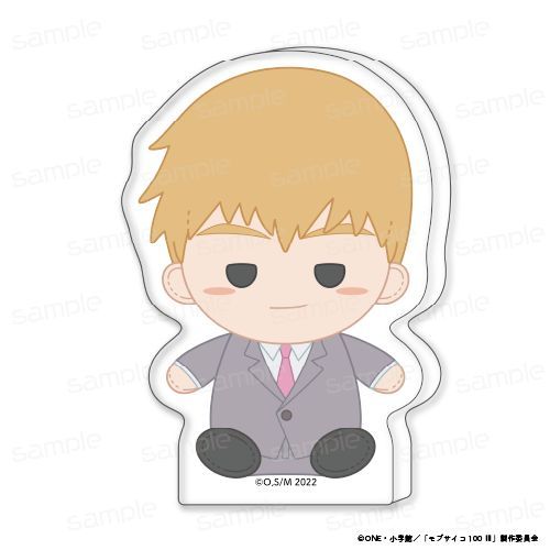 『モブサイコ100 III』おすわりもふりん アクリルminiブロック【霊幻 新隆 スーツ】【202512再販】